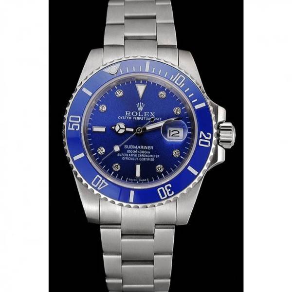 Replica Rolex Submariner Blue Dial 622638