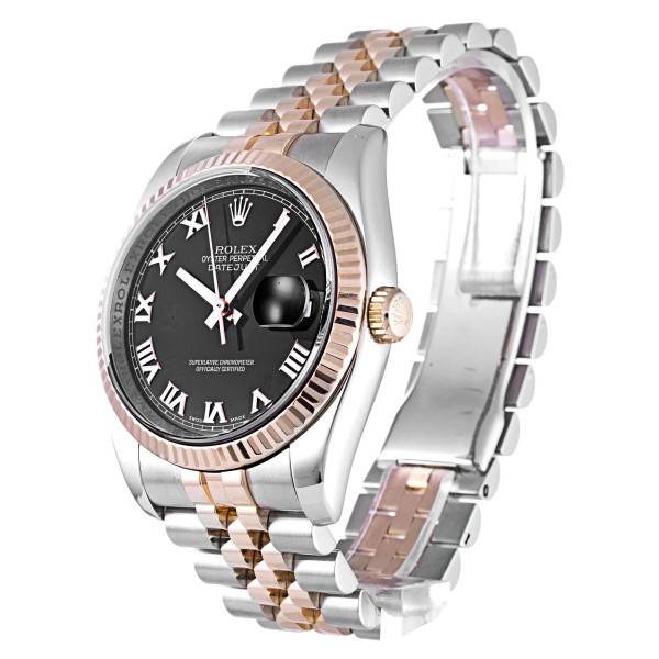 Replica Rolex Datejust Black Dial 116231 36 mm