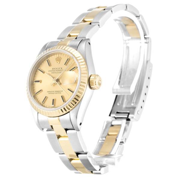 Replica Rolex Lady-Datejust Champagne Dial 69173-2 26 mm