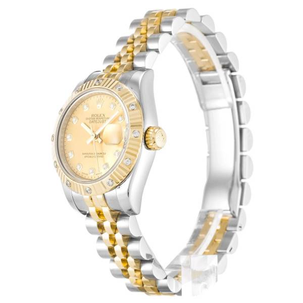 Replica Rolex Lady-Datejust Champagne Dial 179313-2 26 mm