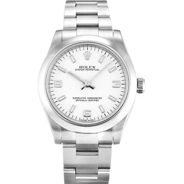 Replica Rolex Oyster Perpetual Lady White Dial 177200-2 31 mm