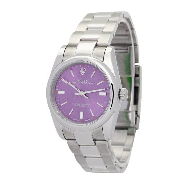 Replica Rolex Oyster Perpetual Lady Purple Dial 177200 31 mm