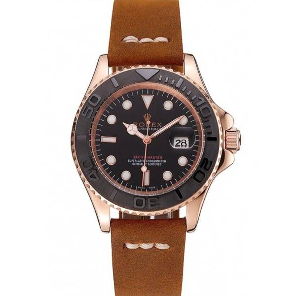 Replica Rolex Yacht-Master Black Dial 1453861