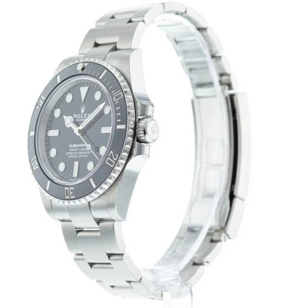 Replica Rolex Submariner Black Dial 124060 No-Date