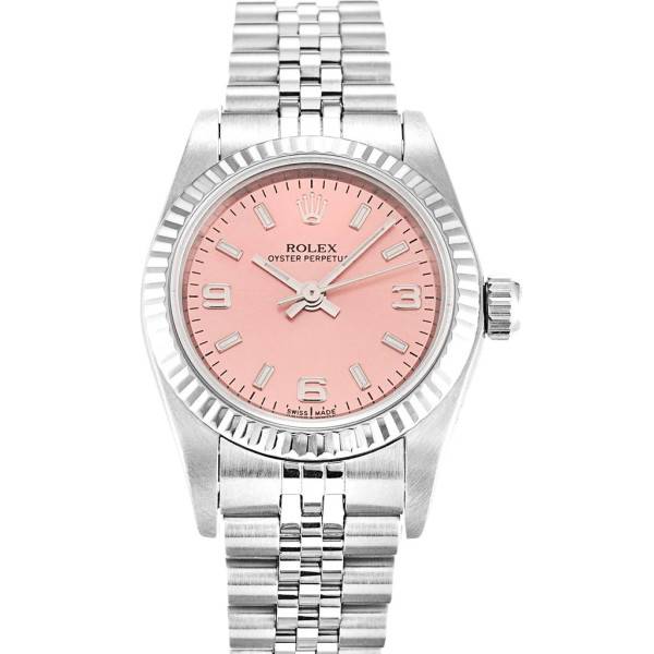 Replica Rolex Oyster Perpetual Lady Salmon Dial 76094 26 mm