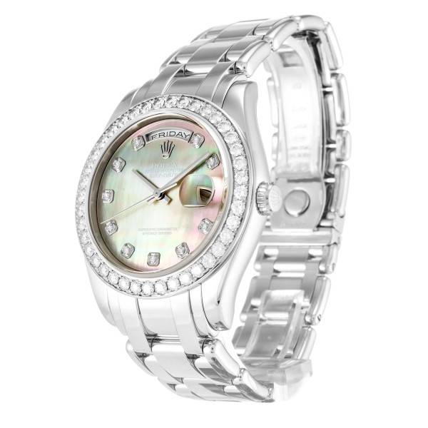 Replica Rolex Day-Date Mother of Pearl – Black Dial 18946 36 mm