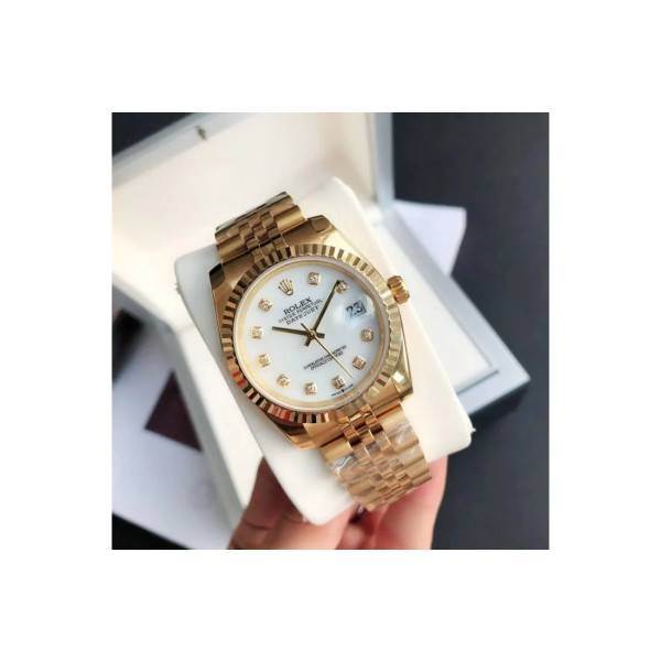 Replica Rolex Datejust RG/RG Jub White/Dial 36/28 mm