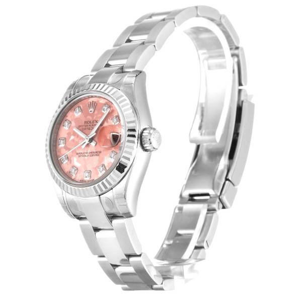 Replica Rolex Lady-Datejust Gold Dust – Pink Dial 179174 26 mm