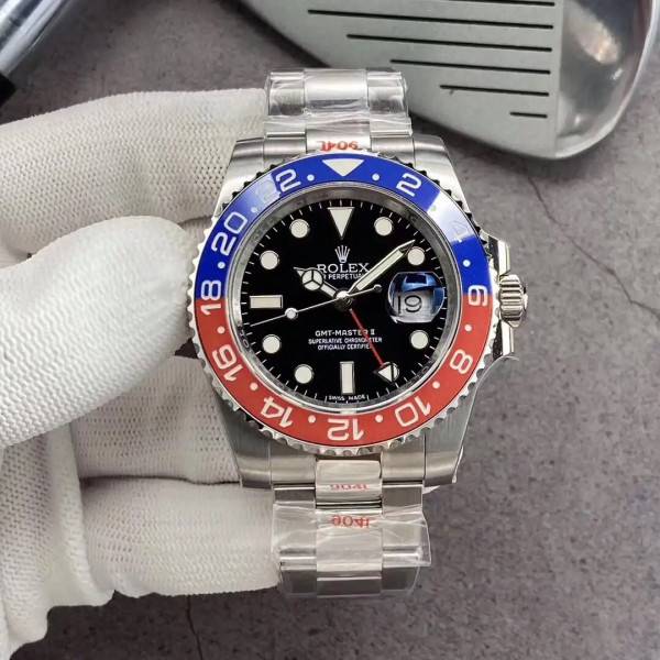 Replica Rolex GMT-Master II 126710BLRO “Pepsi” Oyster