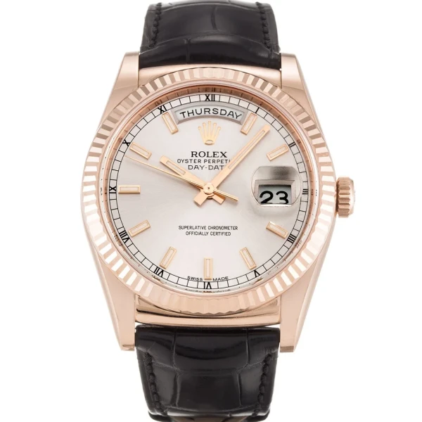 Replica Rolex Day-Date Silver Dial 118135 36 mm