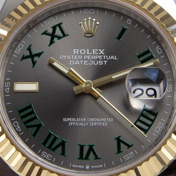 Replica Rolex Datejust II Rhodium Dial 126333 “Wimbledon” Two-Tone Oyster 41 mm