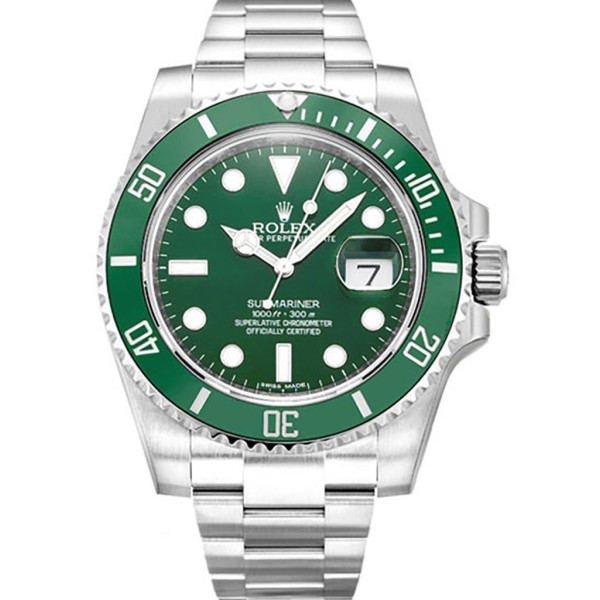 Superclone Rolex Submariner Green Dial 116610LV “Hulk”
