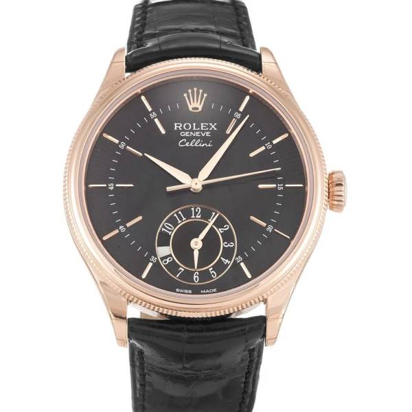 Replica Rolex Cellini Black Dial 50525
