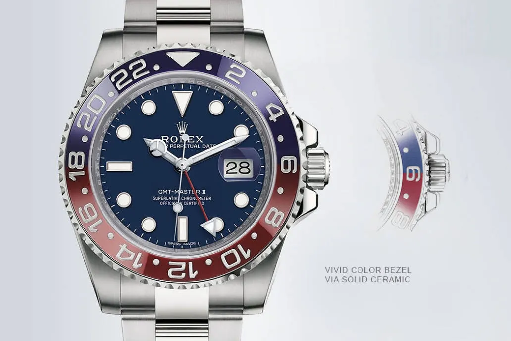 Pepsi ceramic bezel vivid color &ndash; GMT-Master II 2025