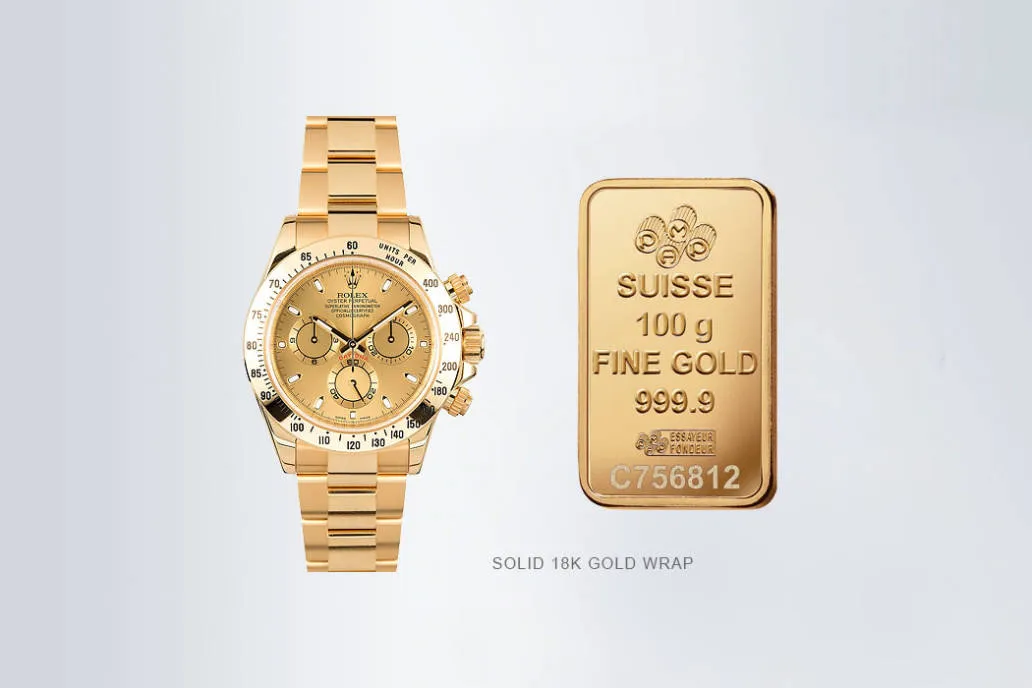 18K yellow gold wrapped Daytona 2025